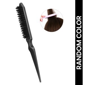 Matra Teasing Hair Brush for Back Combing Volume Root Teaser Volumizer Comb for Styling (Any Color)