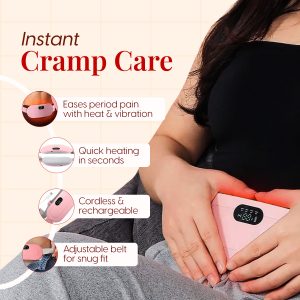 Alternative view of Matra Period Cramp Relief Heating Pad Pain Massager Belt Electric Device for Menstrual Cramps & Back