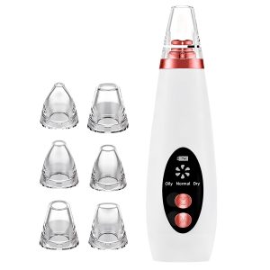 Matra Blackhead Remover Machine 6-in-1 Pore Cleaner Vacuum Dermasuction Tool for Deep Skin Cleansing