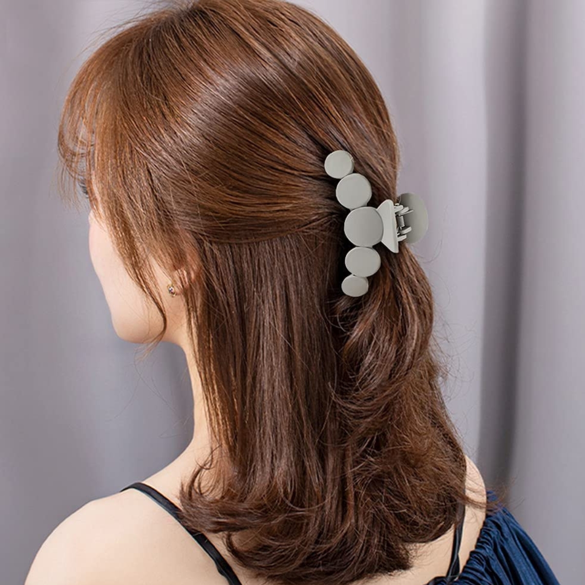 Matra Matte Claw Clip Bubble Hair Clutcher Pin Big Large Clutches for Thick, Thin Hair Random Colour (1Pc) - Image 3