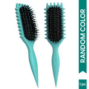 Matra Curl Defining Hair Brush for Curly Wavy Hair Anti-Frizz Bounce Curls Definer for Detangling