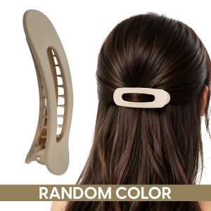 Matra Hair Claw Clip Clutcher Flat Duckbill Alligator Korean Barrette Large Big Clutches (Any Color)