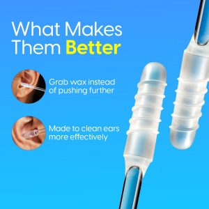 Alternative view of Matra Ear Buds Ear Wax Removal Cleaner Sticks - Reusable Sticky Cleaning Swabs Washable Stem Tools