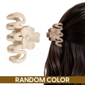Alternative view of Matra Hair Claw Clips Clutcher Zig Zag Korean Flower Accessory Medium Size Wavy Clutches (Any Color) 1 pc