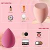 Matra Makeup Sponge Blender Beauty Puff Set for Liquid Powder & Cream Foundation 4Pc Applicator Box - Image 3