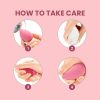 Matra Makeup Sponge Blender Beauty Puff Set for Liquid Powder & Cream Foundation 4Pc Applicator Box - Image 4