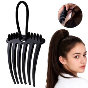 Matra Hair Volumizer Ponytail Clip Bandette-style Comb Volumizing Hair Styling Bun Tool for Bounce