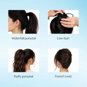 Alternative view of Matra Hair Volumizer Ponytail Clip Bandette-style Comb Volumizing Hair Styling Bun Tool for Bounce