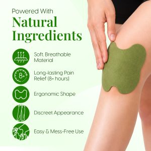Alternative view of Matra Herbal Pain Relief Knee Patch Natural Patches for Inflammation Instant Comfort Sticker Pads