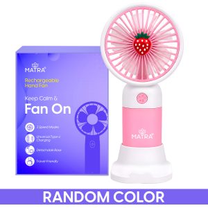 Matra Mini Portable Fan Rechargeable & Handheld
