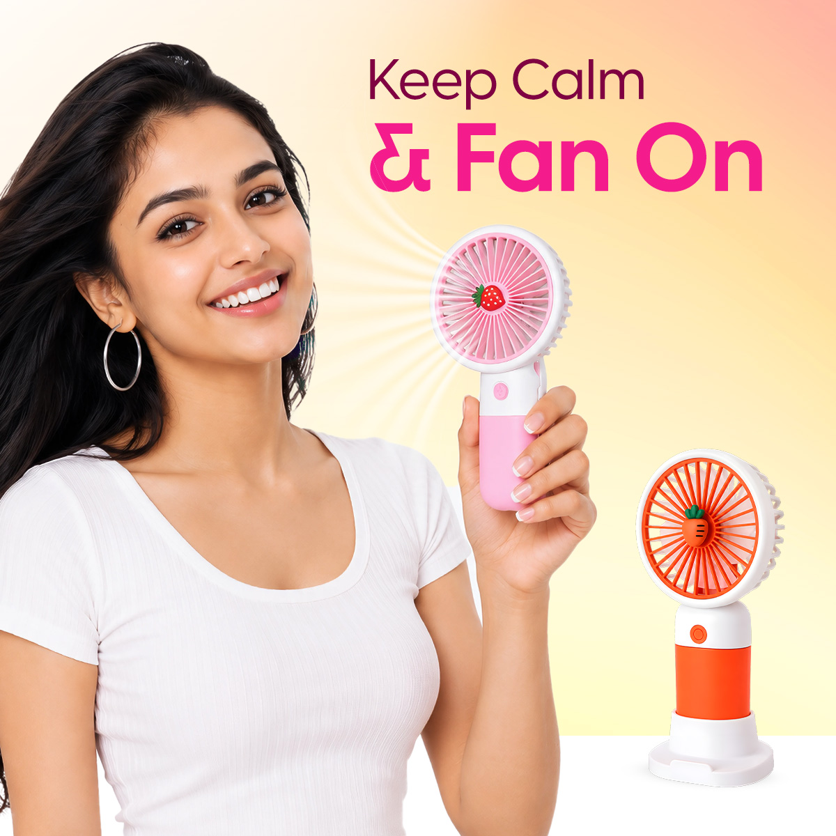 Matra Mini Portable Fan Rechargeable & Handheld - Image 7