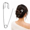 Matra Safety Pin Hair Clips Clutcher Korean Claw Clip Hair Bun Stick Juda Pin Accessories for Women