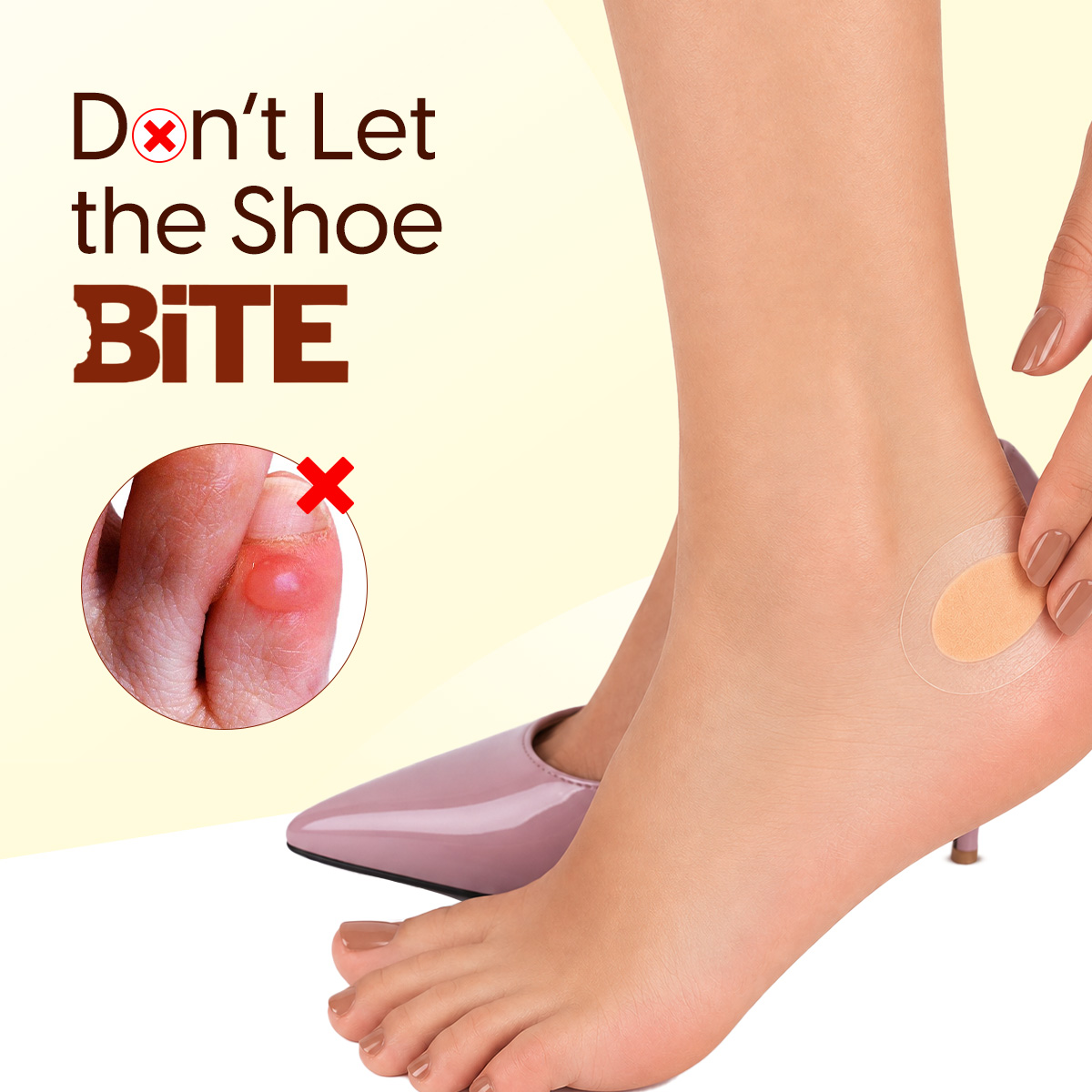 Matra Shoe Bite Pads Blister Protector Patches for Foot Heels Feet Protector Tape Bandage Stickers 10 Pcs - Image 6