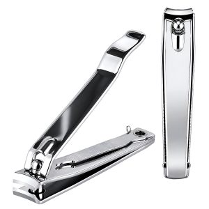 Matra Nail Cutter (1 pc) - Finger Nail Clipper & Toe Nail Trimmer for Manicure & Pedicure - Stainless Steel Nail Cutting Tool with Wide Jaw Opening, Sharp & Curved Edges for Smooth Trimming & Grooming