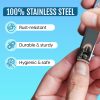 Matra Nail Cutter (1 pc) - Finger Nail Clipper & Toe Nail Trimmer for Manicure & Pedicure - Stainless Steel Nail Cutting Tool with Wide Jaw Opening, Sharp & Curved Edges for Smooth Trimming & Grooming - Image 3