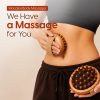 Matra Wooden Body & Scalp Massager Meridian Massage Brush Hair Comb Gua Sha for Muscle Pain Relief - Image 4