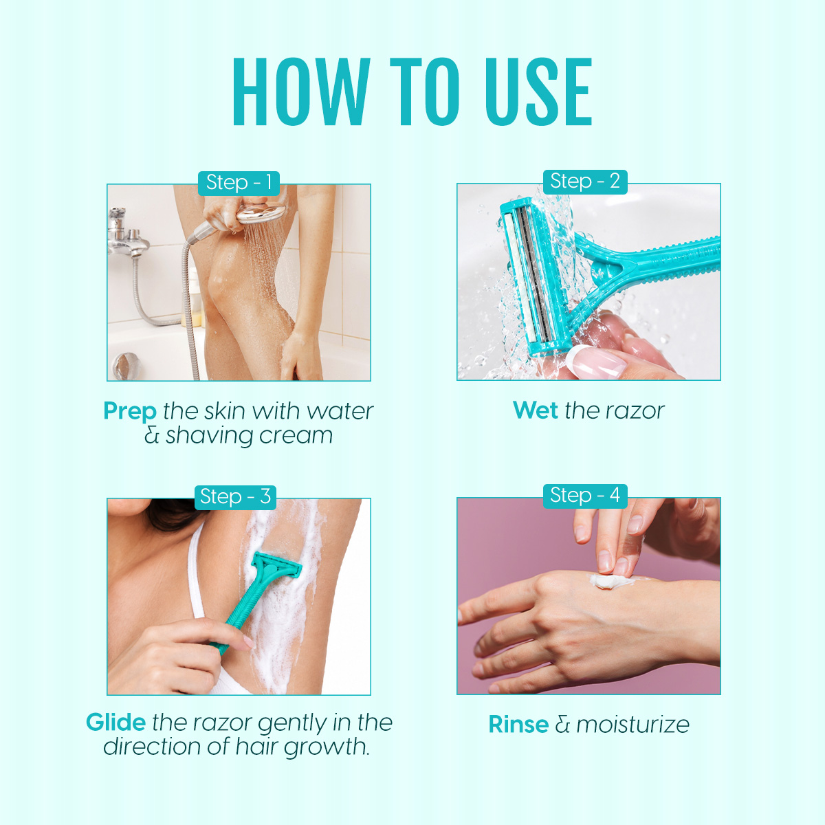 Matra Body Razor Disposable Hair Removal Shaver Twin Blade Shaving for Smooth Skin for Women (5Pcs) - Image 5