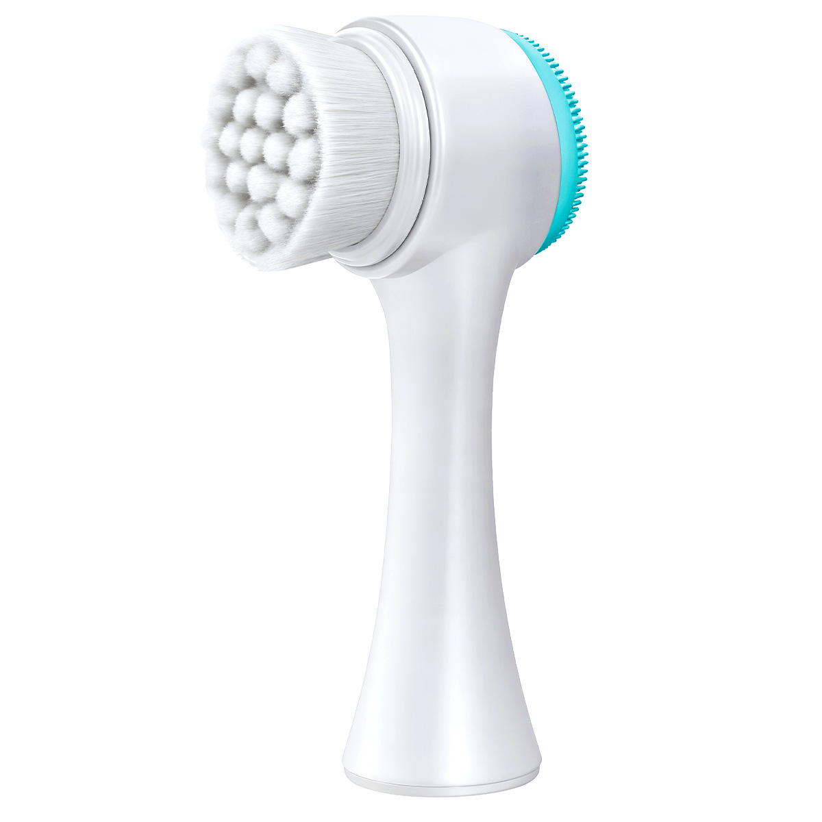 Matra Manual Facial Cleansing Brush 2-in1 Silicone Face Scrubber Pore Exfoliation Massager Tool
