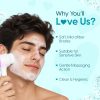 Matra Manual Facial Cleansing Brush 2-in1 Silicone Face Scrubber Pore Exfoliation Massager Tool - Image 5
