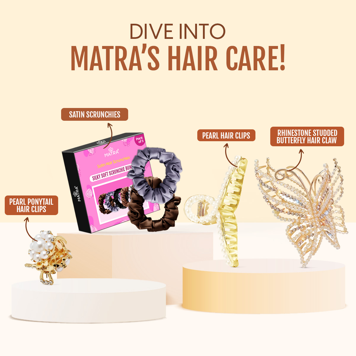 Matra Hair Claw Clips Clutchers Medium-sized D-shape Hair Pins Clutches for Women (Any Colour) 1 pc - Image 7
