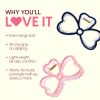 Matra Hair Claw Clips Clutcher Bow Clutches Medium Size Clear Korean Hair Accessory (Random Color) - Image 3