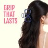 Matra Hair Claw Clips Clutcher Bow Clutches Medium Size Clear Korean Hair Accessory (Random Color) - Image 4