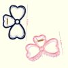 Matra Hair Claw Clips Clutcher Bow Clutches Medium Size Clear Korean Hair Accessory (Random Color) - Image 6