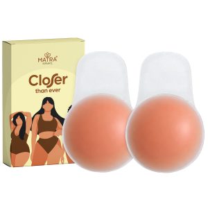 Matra Silicone Breast Lift Cups Reusable Push-Up Bra Pads Adhesive Stick-On Nipple Cover Pasties