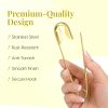 Matra Safety Pin Hair Clips Clutcher Korean Claw Clip Hair Bun Stick Juda Pin Accessories for Women - Image 3