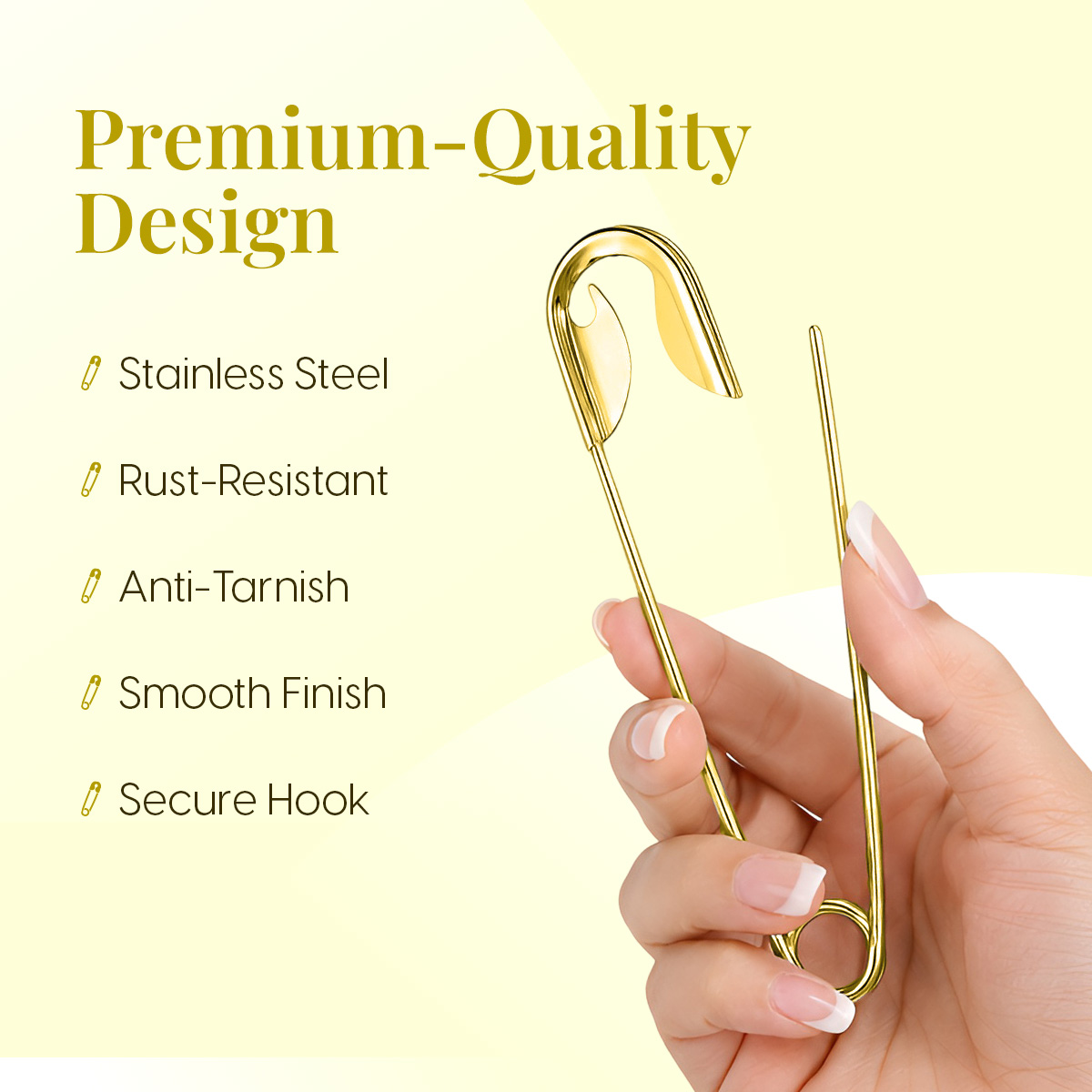 Matra Safety Pin Hair Clips Clutcher Korean Claw Clip Hair Bun Stick Juda Pin Accessories for Women - Image 3