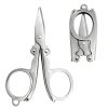Matra Foldable Scissors for Haircut Eyebrow Nasal Stainless Steel Shears for Nail & Beard Grooming