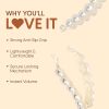 Matra Banana Hair Clips Pearl Hair Accessories Stylish Claw Clips Fancy Ponytail Holder Clutcher 2Pc - Image 3