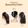Matra Banana Hair Clips Pearl Hair Accessories Stylish Claw Clips Fancy Ponytail Holder Clutcher 2Pc - Image 4