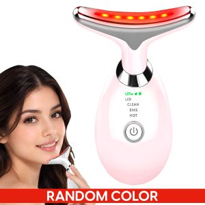 Matra Skin Lifting Device Face & Neck Massager Facial Tightening Lift LED Tool for Red Light Therapy