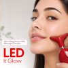 Matra Skin Lifting Device Face & Neck Massager Facial Tightening Lift LED Tool for Red Light Therapy - Image 7