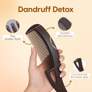 Alternative view of Matra Dandruff Removal Hair Comb Scalp Cleaning Massage Brush for Lice Anti-Dandruff Unisex Tool