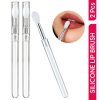 Matra Lip Applicator Silicone Lipstick Brush for Makeup Reusable Balm, Gloss & Blush Application 2Pc