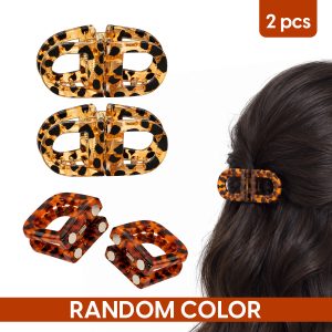 Matra Magnetic Hair Clips No Pull Claw Clips Clutcher Korean Hair Accessories for Styling (Anycolor) 2 pcs