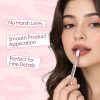 Matra Lip Applicator Silicone Lipstick Brush for Makeup Reusable With Protective Cover for Balm&Blush - Image 4