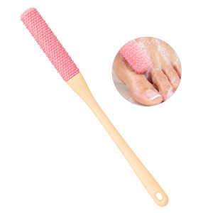 Matra Toe Cleaning Brush Foot Scrubber Long Handle Silicone Feet Nail Cleaner Pedicure & Shower Tool